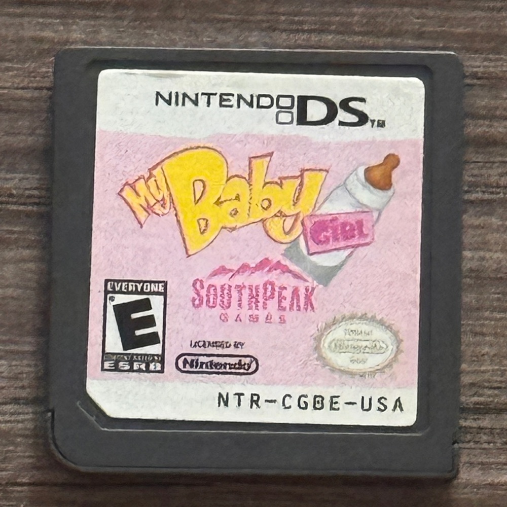 Nintendo DS My Baby Girl Game Cartridge - Black and Pink